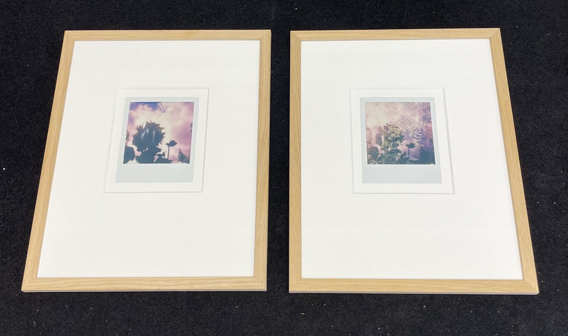 Marie Hettwer, Drömmar, diptyk, polaroidfoto original, 2 x 32cmx26 cm