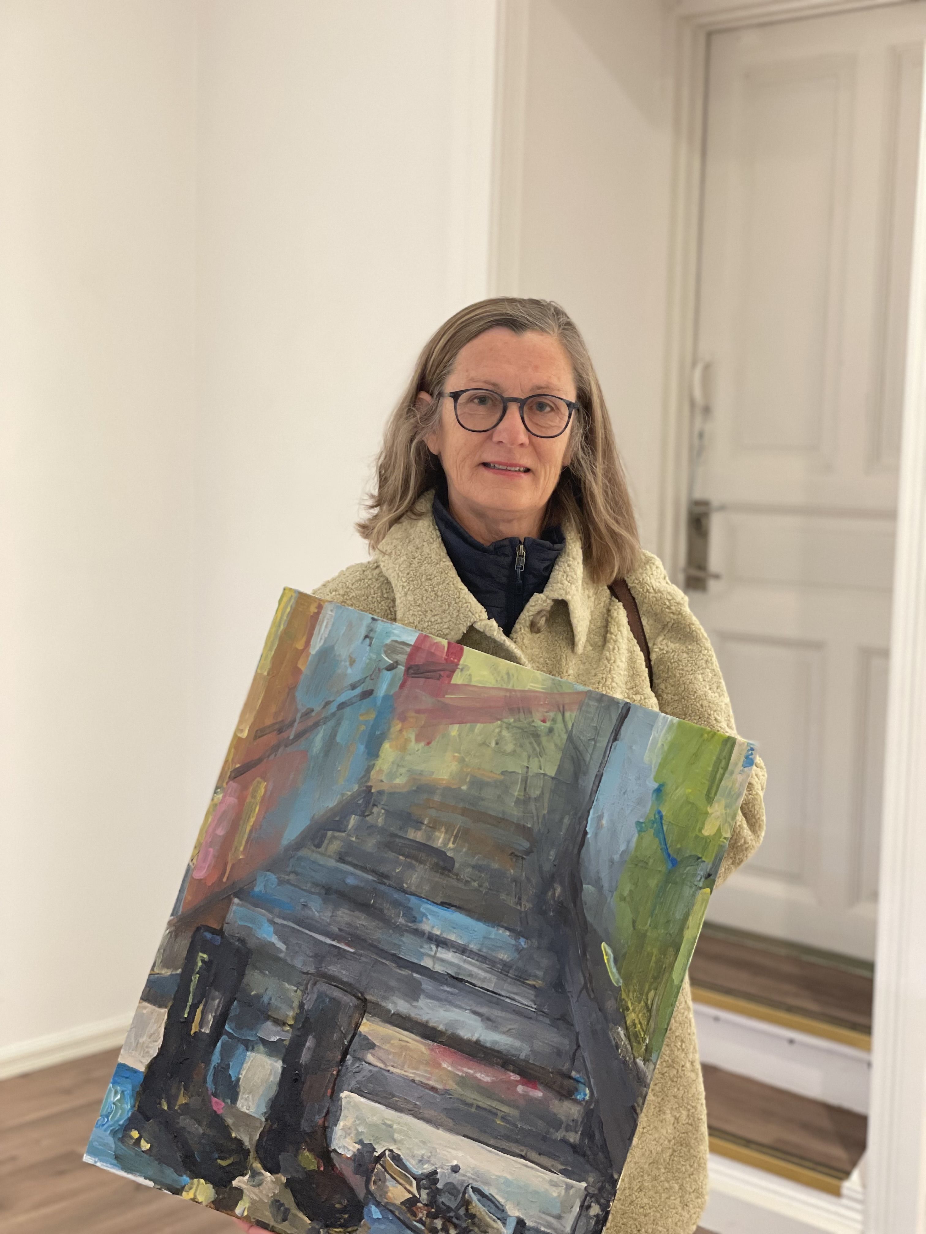 Marie Sjögren valde en målning av David Tedfeldt.