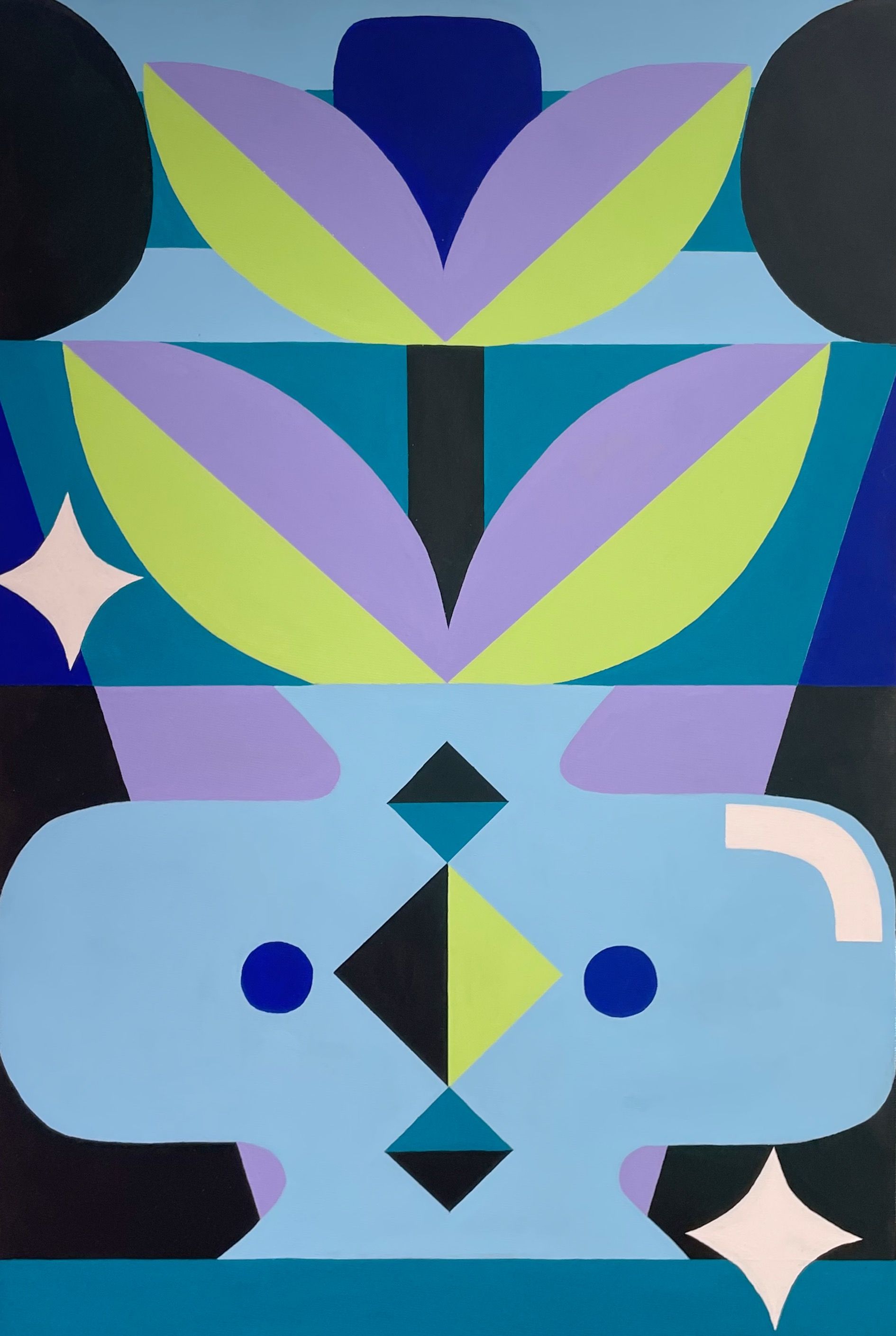 Julia Riordan, Springtime, måleri, 40x60 cm